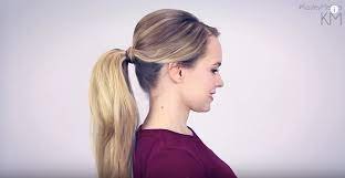 5 Minute Ponytail Routine by Kayley Melissa - HairStylishes